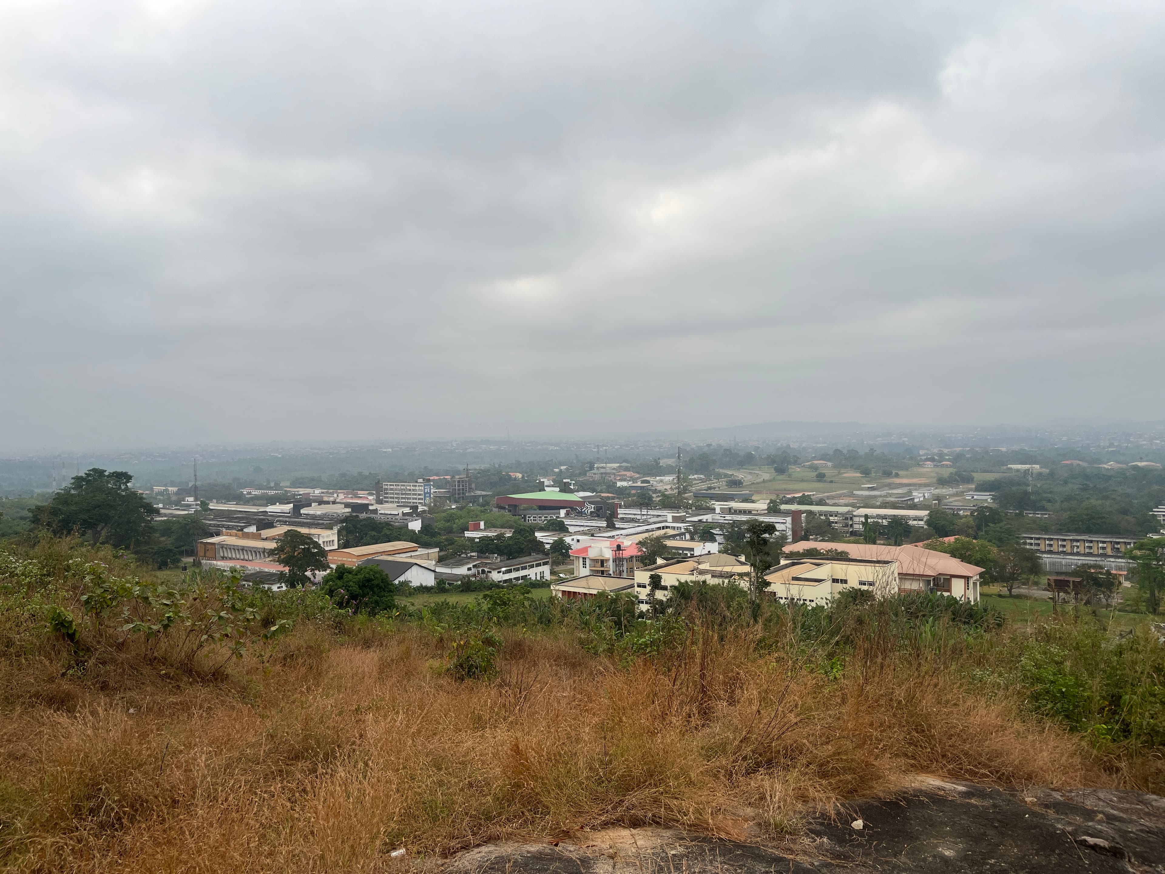 Panoramic view of Ile-Ife from a hilltop